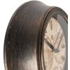 Clayre & Eef 6KL0801 Zegar ścienny brązowo-beżowy Ø 23x5 cm - 1xAA