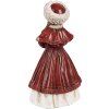 Clayre & Eef 6PR3943 Dekoracja Dziewczynka czerwona 9x7x17 cm