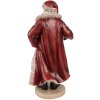 Clayre & Eef 6PR3951 Statuetka dekoracji bożonarodzeniowej Ojciec Gwiazdka czerwona 18x14x33 cm