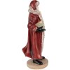 Clayre & Eef 6PR3951 Statuetka dekoracji bożonarodzeniowej Ojciec Gwiazdka czerwona 18x14x33 cm