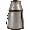 Clayre & Eef 6Y5401 Dekoracyjny dzbanek na mleko Szarobrązowy 20x18x26-36 cm
