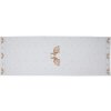 Clayre & Eef BSLC64 Bieżnik na stół beżowo-brązowy 50x140 cm Bawełniany Bunny Country House
