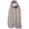 Juleeze JZSC0780BL Damski szalik zimowy niebieski 68x180 cm