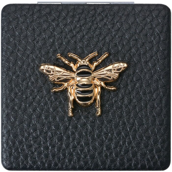 Juleeze JZSP0007Z Lusterko ręczne czarne 6x6 cm