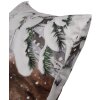 Clayre & Eef KT021.326 Poszewka na poduszkę z jeleniem 45x45 cm