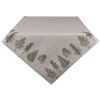 Clayre & Eef NPT01 Obrus beżowy, zielony 100x100 cm