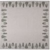 Clayre & Eef NPT01 Obrus beżowy, zielony 100x100 cm