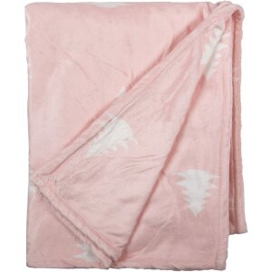 Clayre & Eef SWC60-2 Pled różowo-biały 130x170 cm