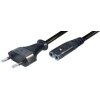 Falcon Eyes Uniwersalny kabel zasilający Euro C7 5m