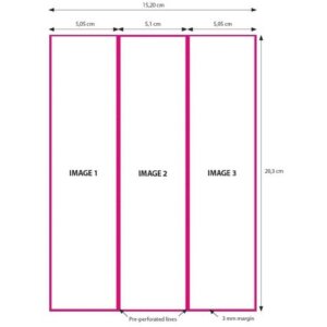 Papier DNP 2 rolki 15x20 cm perforowane do 5x20 i 10x20 cm dla DS620