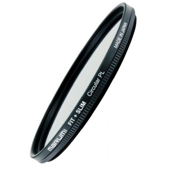 Filtr Marumi Slim Fit Circular Polariser 72 mm Cienki filtr zewnętrzny o niskim współczynniku odbicia światła