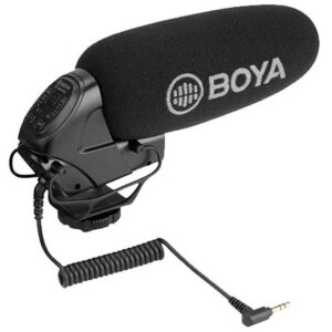 BOYA BY-BM3032 mikrofon kierunkowy do rejestratorów audio DSLR z filtrem dolnoprzepustowym