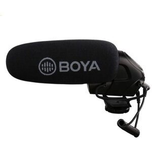 BOYA BY-BM3032 mikrofon kierunkowy do rejestratorów audio DSLR z filtrem dolnoprzepustowym