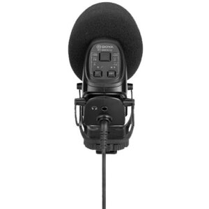 BOYA BY-BM3032 mikrofon kierunkowy do rejestratorów audio DSLR z filtrem dolnoprzepustowym