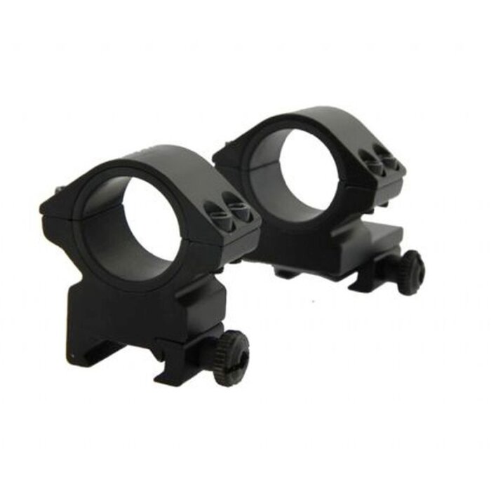Zestaw montażowy stożka 25-30 mm Dual-T Ring Bracket Black