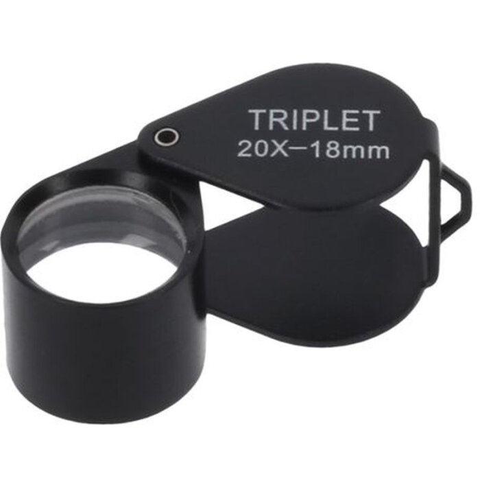 Lupa składana Byomic Triplet BYO-IT2018 20x18mm 20-krotne powiększenie