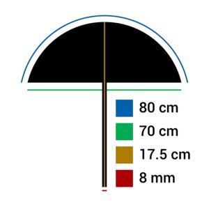 Falcon Eyes reflex parasol UR-32T dyfuzor biały 80 cm