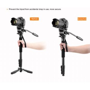 Nest Video Monopod NT-329M Czarny Wysokość 145 cm