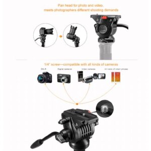 Nest Video Monopod NT-329M Czarny Wysokość 145 cm