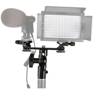 Uchwyt uchylny Falcon Eyes CLD-14A Twin Mount z 2 adapterami gorącej stopki HS-20M