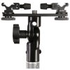 Uchwyt uchylny Falcon Eyes CLD-14A Twin Mount z 2 adapterami gorącej stopki HS-20M