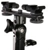 Uchwyt uchylny Falcon Eyes CLD-14A Twin Mount z 2 adapterami gorącej stopki HS-20M