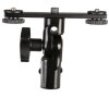 Uchwyt uchylny Falcon Eyes CLD-14A Twin Mount z 2 adapterami gorącej stopki HS-20M