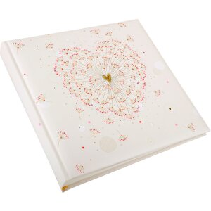 Album fotograficzny Goldbuch Golden Heart 25x25 cm 60 białych stron