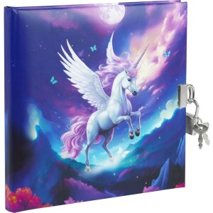 Pamiętnik Goldbuch z zamkiem Diana Unicorn 16,5x16,5 cm...