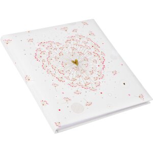 Złota Księga Gości Weselnych Złote Serce 23x25 cm 176 stron