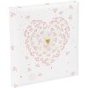 Złota Księga Gości Weselnych Złote Serce 23x25 cm 176 stron