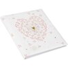 Złota Księga Gości Weselnych Złote Serce 23x25 cm 176 stron