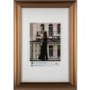 Designerska rama Walther Venice 30x40 cm brązowa, błyszczące drewno, przezroczyste szkło
