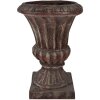 Clayre & Eef 5MG0037 Doniczka dekoracyjna 40x40x52 cm brązowa