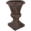 Clayre & Eef 5MG0037 Doniczka dekoracyjna 40x40x52 cm brązowa