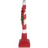 Clayre & Eef 5PR0127 Dekoracja Candy Cane 35x23x100 cm Czerwony Biały