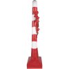 Clayre & Eef 5PR0127 Dekoracja Candy Cane 35x23x100 cm Czerwony Biały