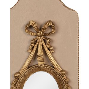 Clayre & Eef 62S292 Lustro 20x2x44 cm Beżowo-złoty kolor