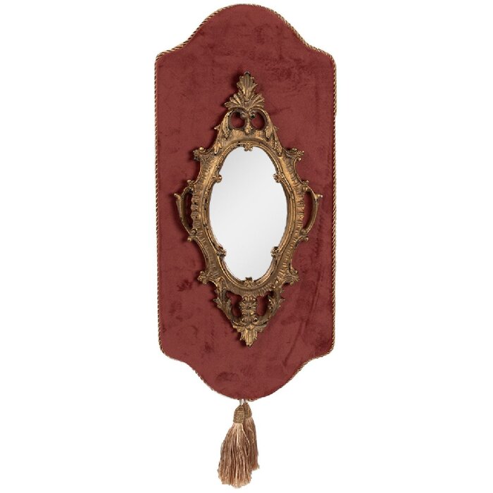 Clayre & Eef 62S293 Lustro 20x3x44 cm w kolorze różowego złota