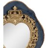 Clayre & Eef 62S294 Lustro ścienne 19x3x22 cm w kolorze niebieskiego złota
