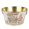 Clayre & Eef 6BL0107 Koszyk Ø 19x10 cm biały