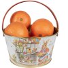 Clayre & Eef 6BL0107 Koszyk Ø 19x10 cm biały