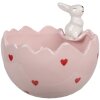 Clayre & Eef 6CE1694 Miska dekoracyjna 13x12x10 cm różowa