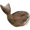 Clayre & Eef 6H2341 Dekoracja Wieloryb 39x15x21 cm Brązowy Biały