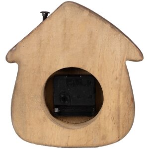 Clayre & Eef 6KL0819 Zegar stołowy 18x5x19 cm / 1xAA brązowy