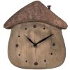 Clayre & Eef 6KL0819 Zegar stołowy 18x5x19 cm / 1xAA brązowy