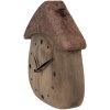 Clayre & Eef 6KL0819 Zegar stołowy 18x5x19 cm / 1xAA brązowy