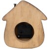 Clayre & Eef 6KL0819 Zegar stołowy 18x5x19 cm / 1xAA brązowy