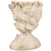 Clayre & Eef 6PR3895 Doniczka Kobieta Szara 20x18x26 cm