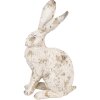 Clayre & Eef 6PR4053 Królik dekoracyjny beżowo-brązowy 13x8x22 cm